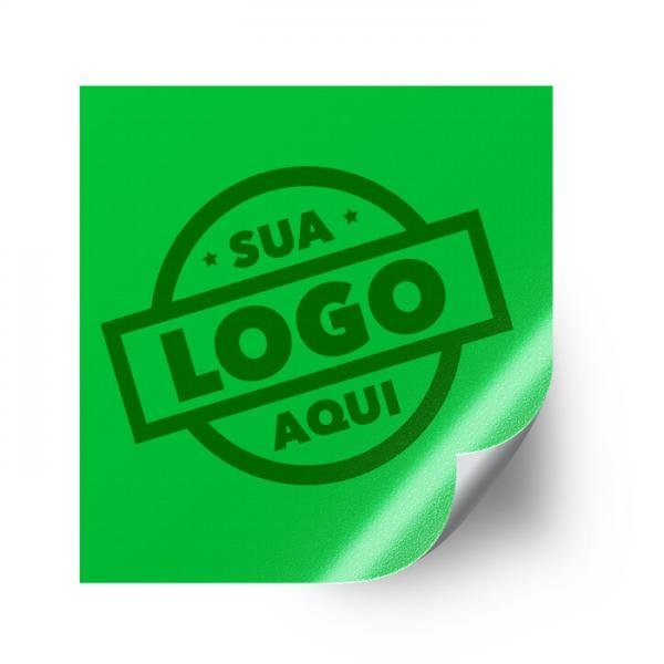 Adesivo Vinil Fosco 3x3 cm + Semi Corte