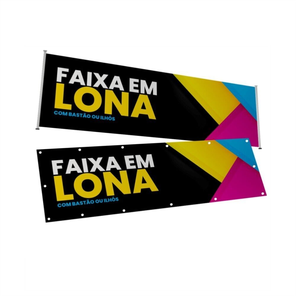 Faixa Lona Frontlight 440g 60x40 cm